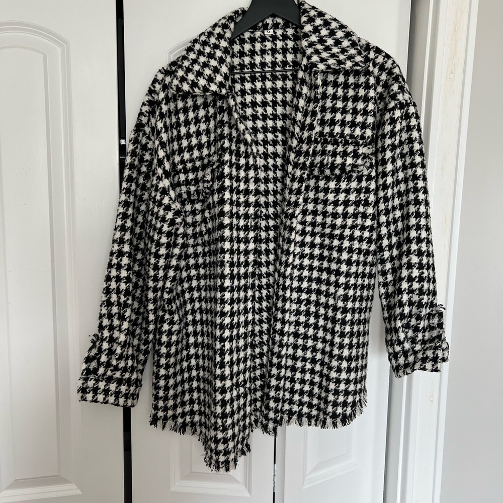Houndstooth Shacket - image 1